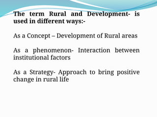 RURAL DEVELOPMENT Extension Education.pptx