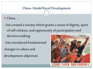 Rural development in china | PPTX