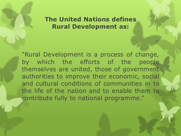 Rural development ppt