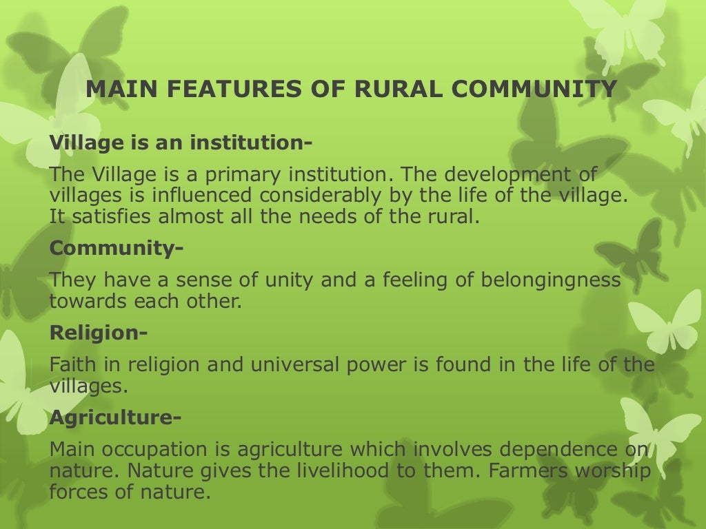 Rural development ppt