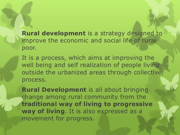 Rural development ppt