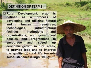 Rural dev't Paradigm Shift in the Philippines | PPTX