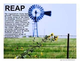 REAP




       Logan County, east of Midwest Boulevard
 