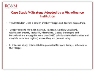 ChallengesSome of the major challenges which intermediaries (Local Financial Institutions) face today in India are:The supply dilemma: The exclusion of large numbers of the rural population from the formal banking sector may be for several reasons from the supply side: Persons are un-bankable in the evaluation/perception of bankersThe loan amount is too small to invite attention of the bankersThe person is bankable on a credit appraisal approach but supporting the  accounts and expanding branch network is not feasible and viable