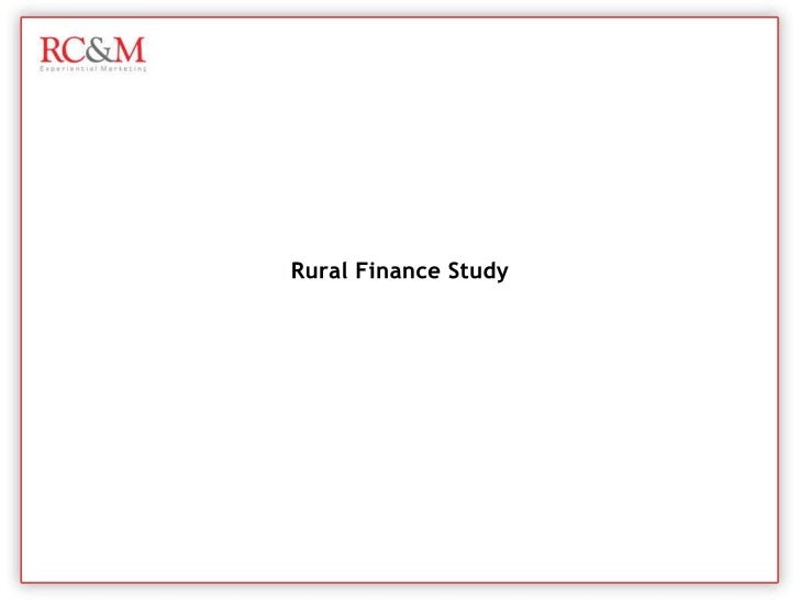 Rural finance