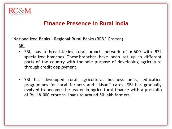 Rural finance