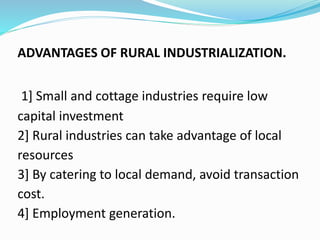merits of industrialisation
