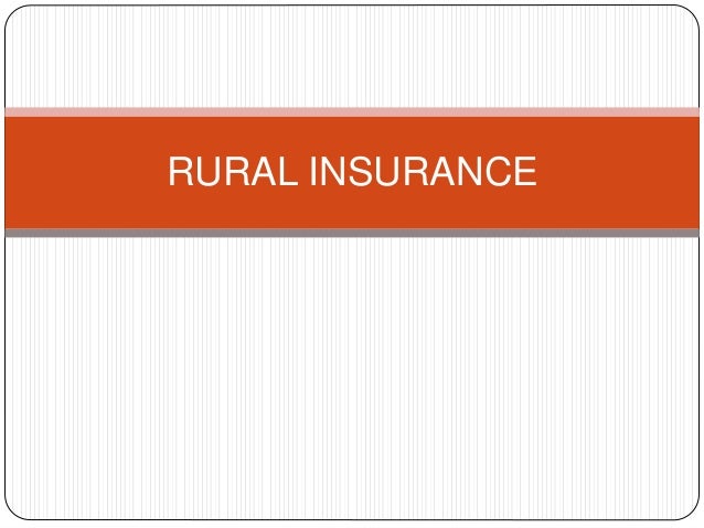 Rural insurance Rural insurance