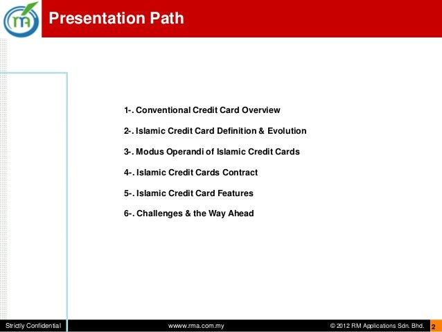 Rural Islamic Credit Card A Shariah Compliant Rural Micro Financing