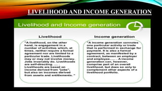 Rural Livelihood Approach Ppt