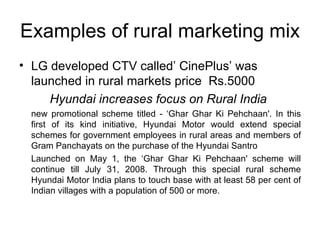 Rural Marketing Mix | PPT