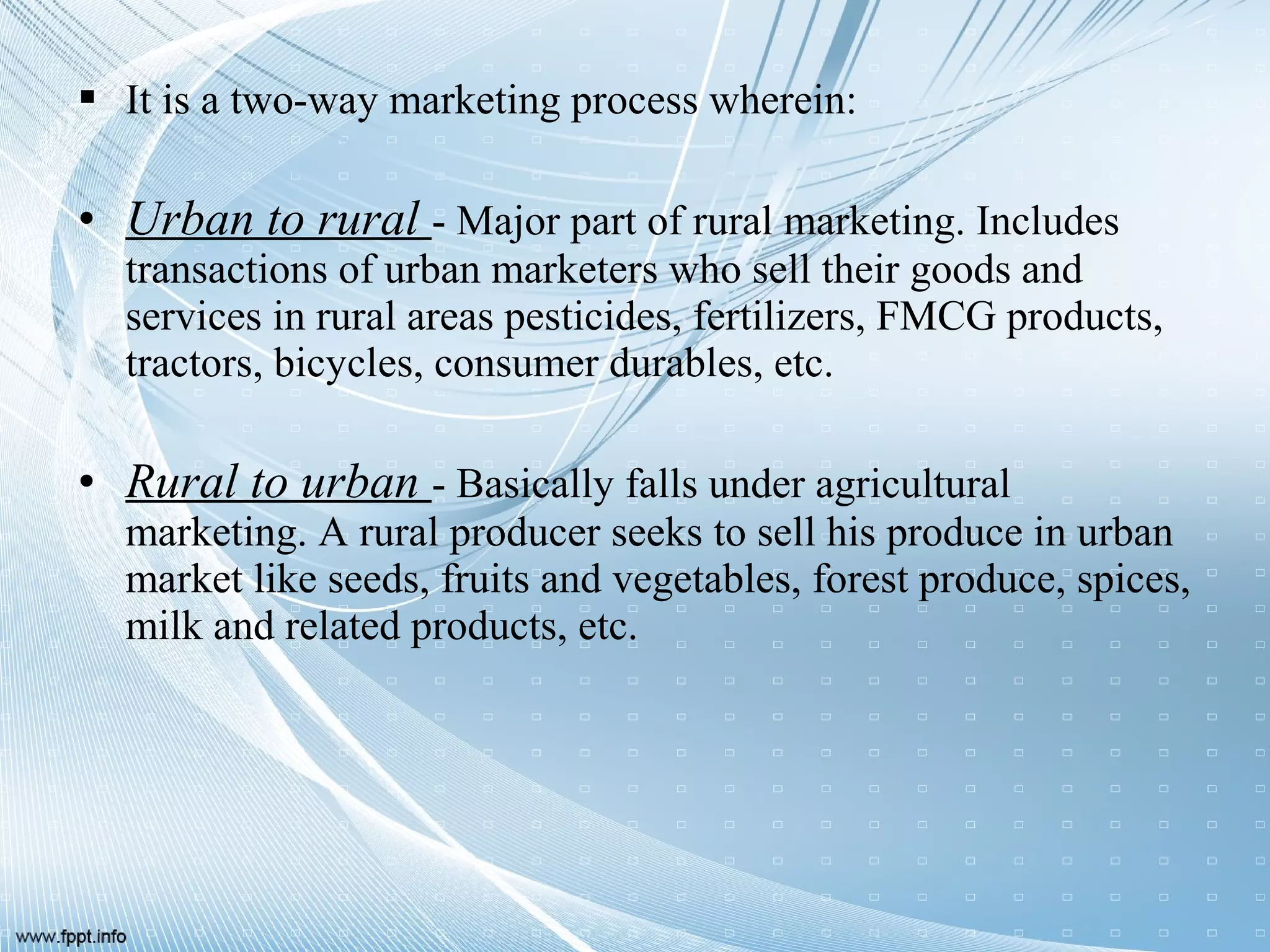 Rural marketing ppt | PPT