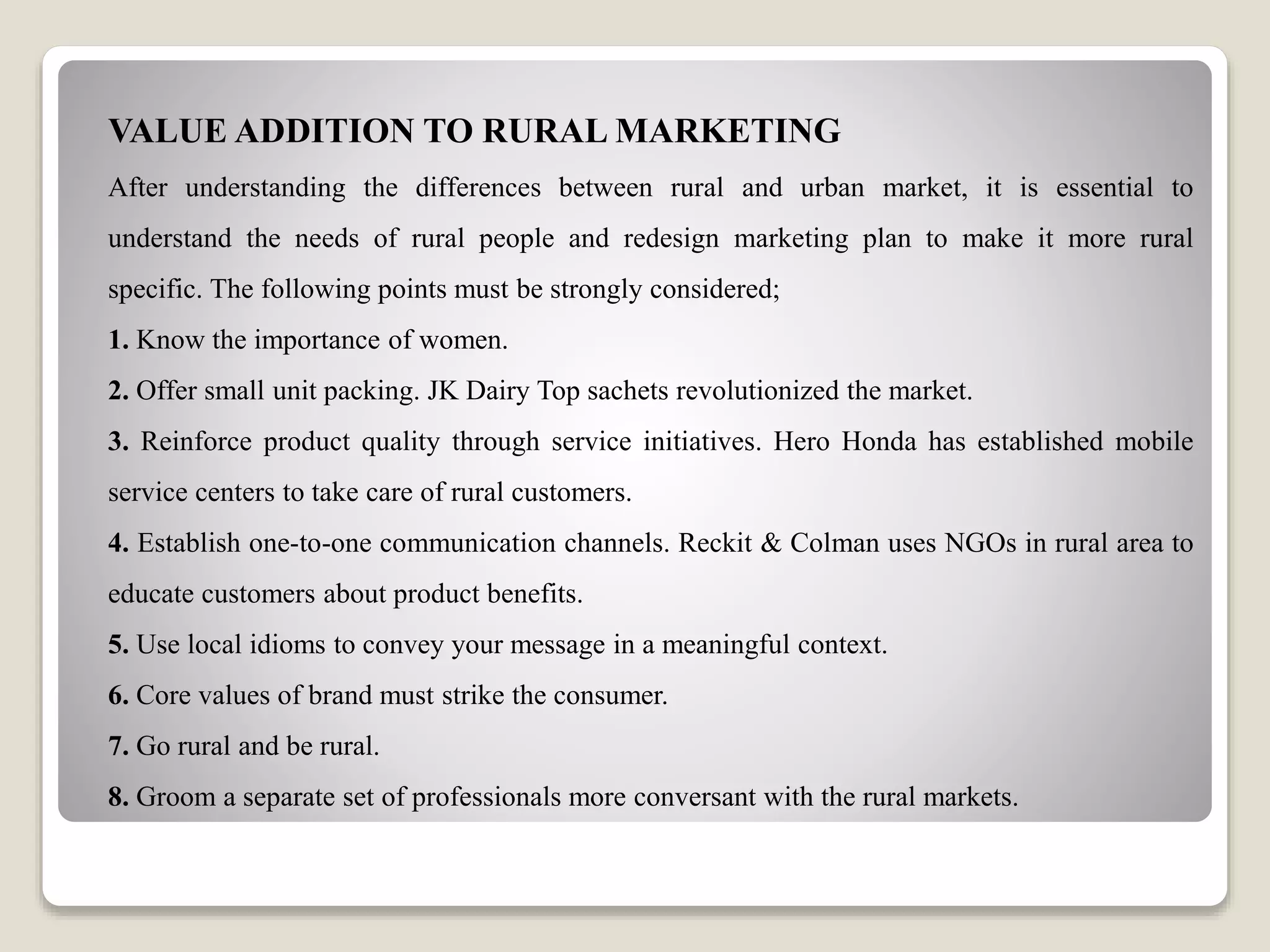 Rural marketing ppt | PPTX