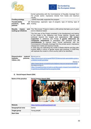 Rural Reskilling and upskilling for Social Enterprises Report | PDF
