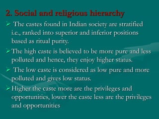 social stratification in india