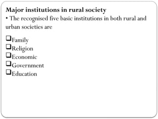 RURAL SOCIOLOGY Extention Education UG CLASS.pptx