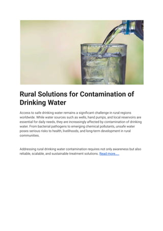 Rural Solutions for Contamination of Drinking Water.pdf