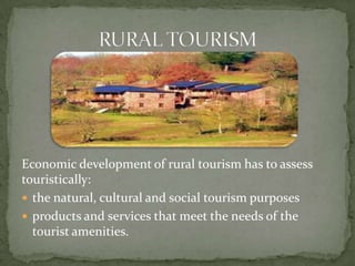 Rural tourism | PPTX