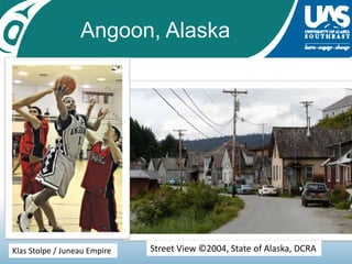 Angoon, AlaskaStreet View ©2004, State of Alaska, DCRAKlasStolpe / Juneau Empire