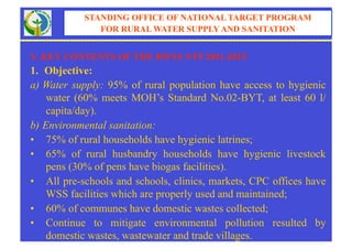 Rmwb Rwss Program Rural Water Supply and Sanitation 2006-2010 | PDF