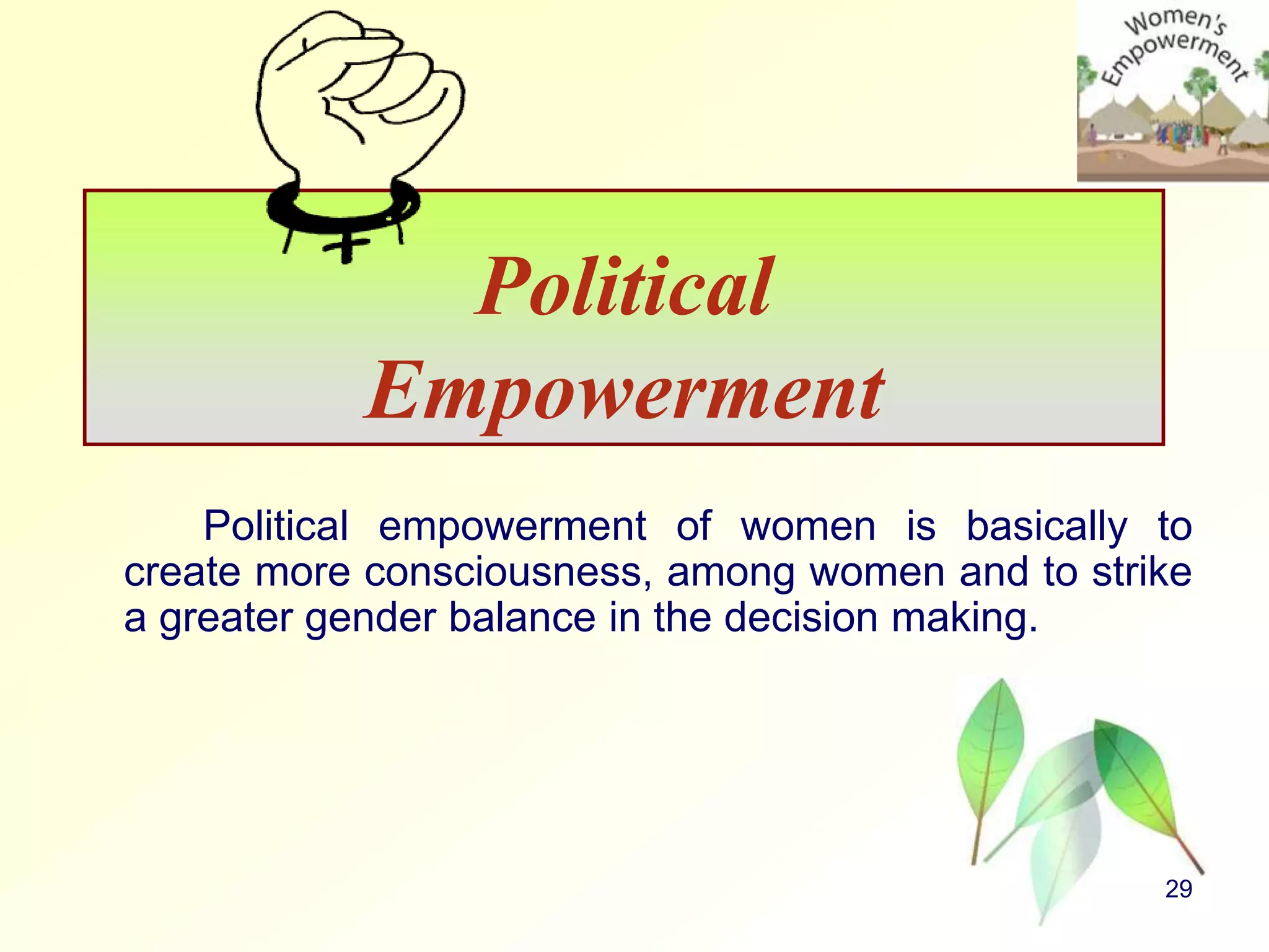 Empowerment of rural women in India | PPT