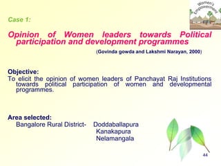 Empowerment of rural women in India | PPT