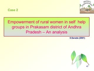 Empowerment of rural women in India | PPT