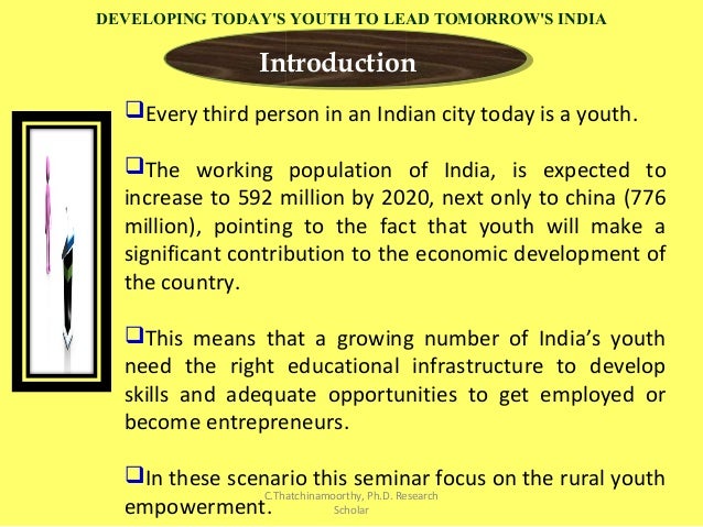 Rural youth empowerment