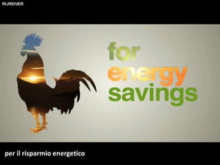 per il risparmio energetico