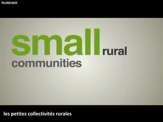 les petites collectivités rurales