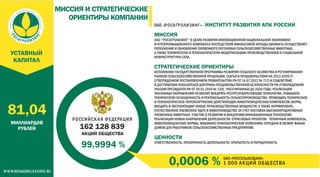 Презентация Росагролизинг