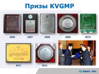 Призы KVGMP 
2006 2007 2008 2009 2010 
2011 2012 
 