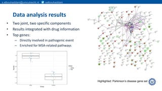 Statistical models for the integration of multiple omics datasets | PDF