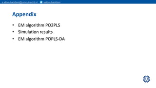 Statistical models for the integration of multiple omics datasets | PDF