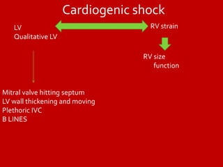Rush rapid ultrasound of shock | PPTX