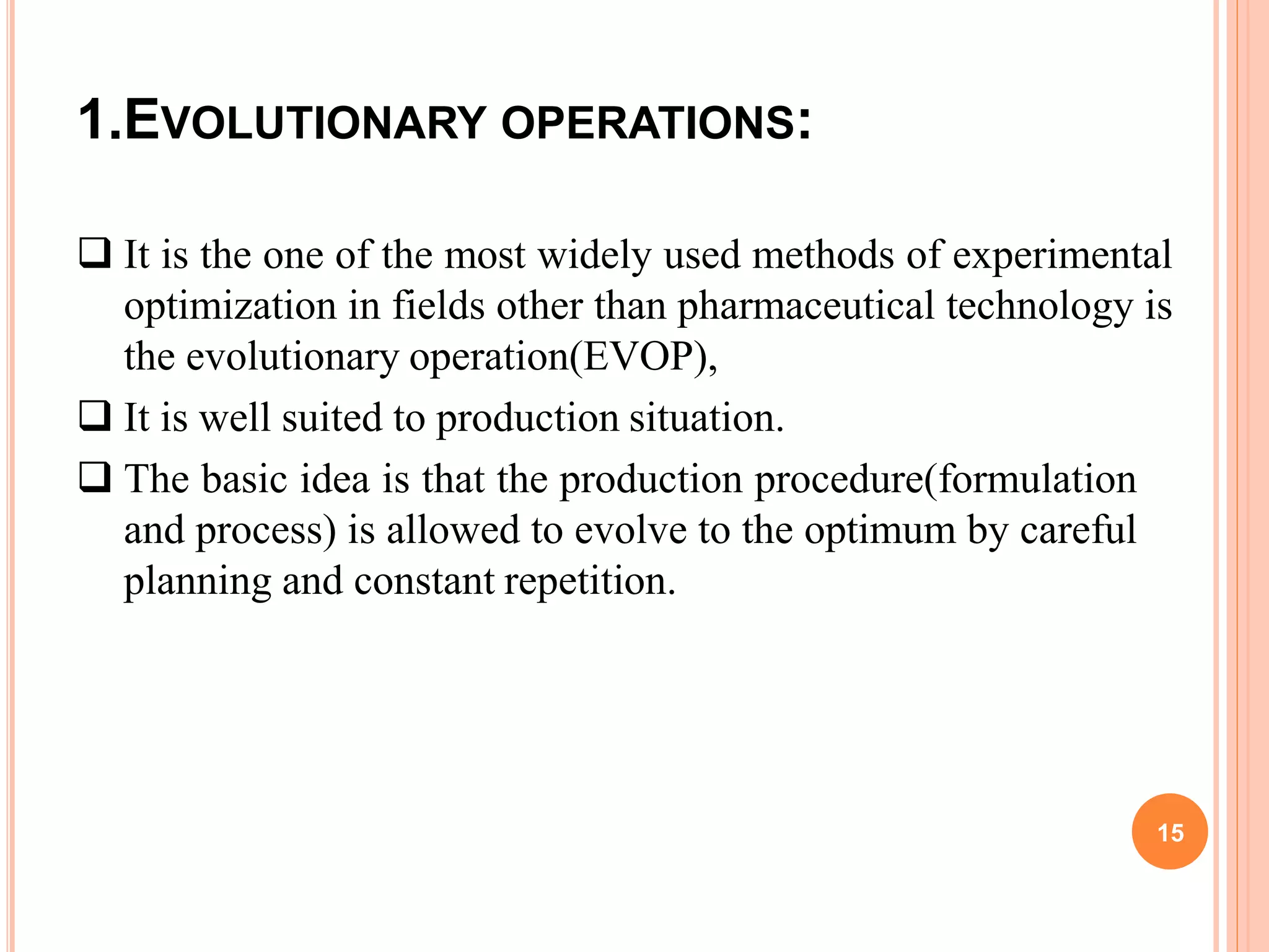 Optimization Technique In Pharmaceutical Formulation(Cocept,Parameters ...