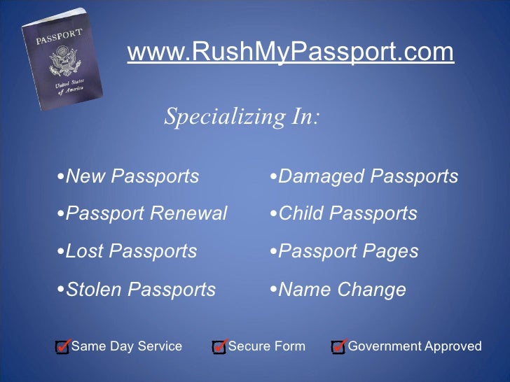 Rush My Rated 1 Passport Expeditor In The U S