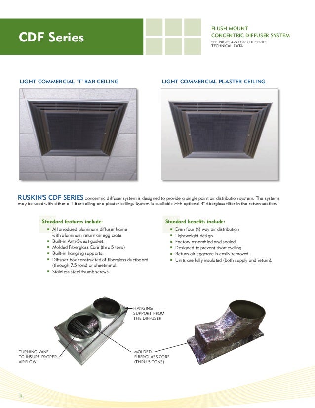 Ruskin Concentric Diffusers Save Time and Money