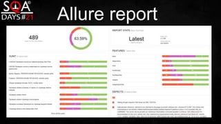 Allure report
 