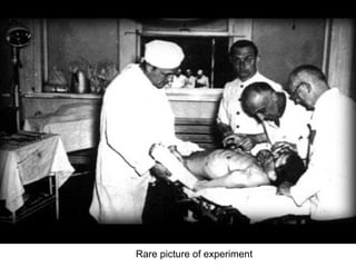 Rare picture of experiment
 