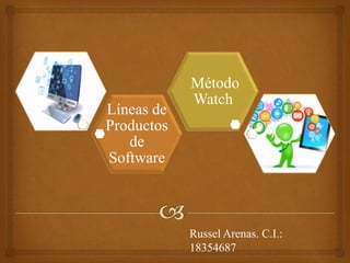 Líneas de
Productos
de
Software
Método
Watch
Russel Arenas. C.I.:
18354687
 