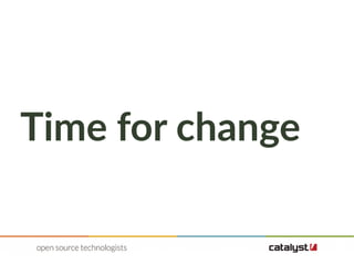 Time for change
 
