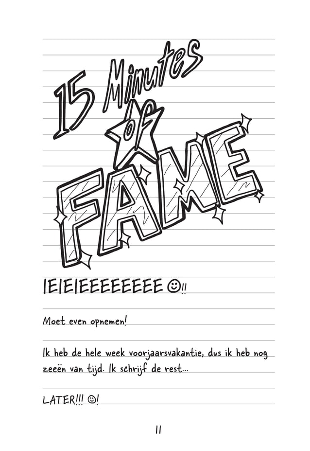 Dagboek van een muts 7 Drama voor de camera