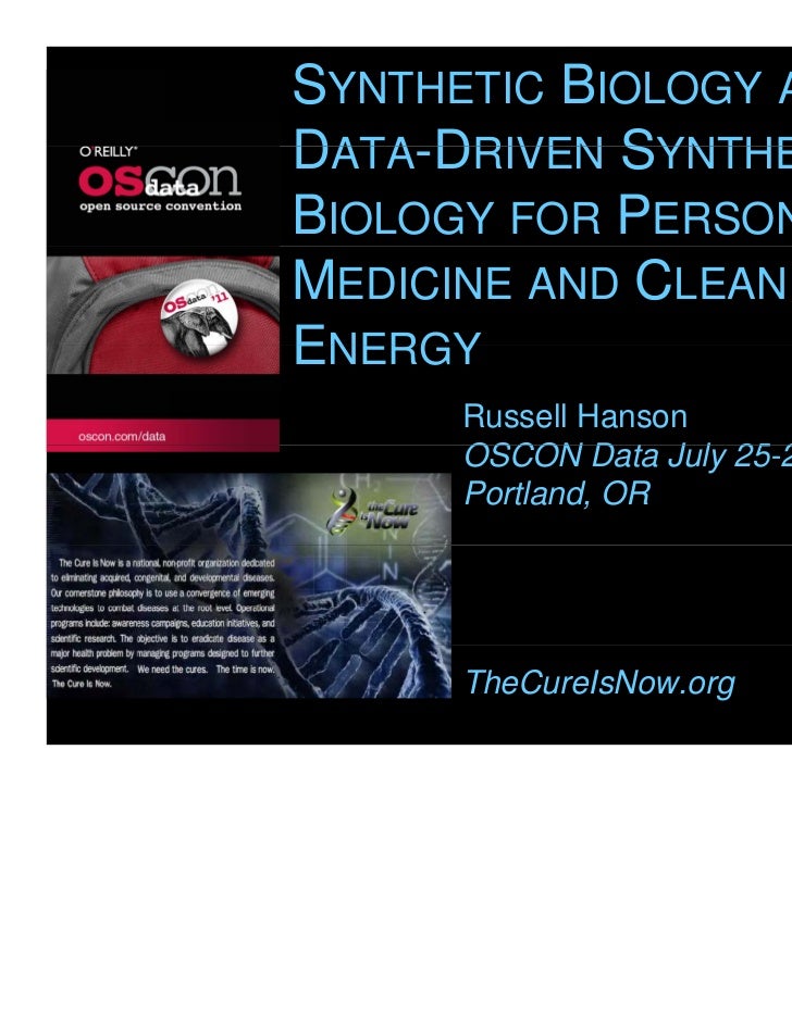 Synthetic Biology And Data Driven Synthetic Biology For Personalized Synthetic Biology And Data Driven Synthetic Biology For Personalized