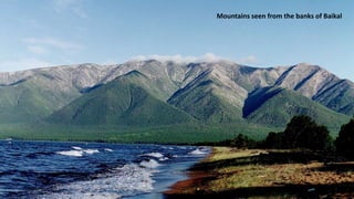 Mountains seen from the banks of Baikal
 