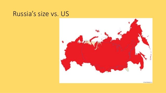 russia physical geography russia size compared to us
