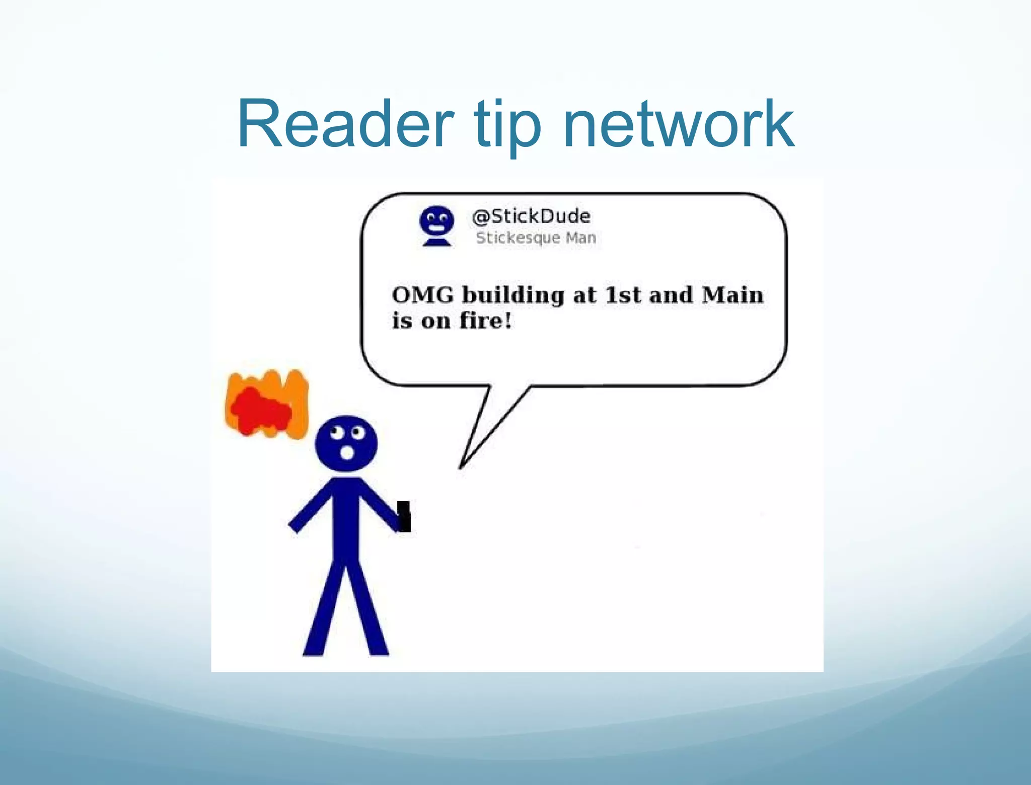 Reader tip network 