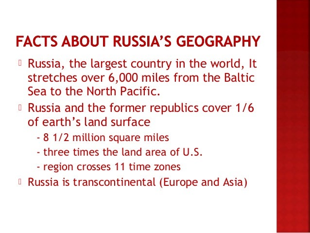 Russia And The Former Ussr Russia And The Former Ussr