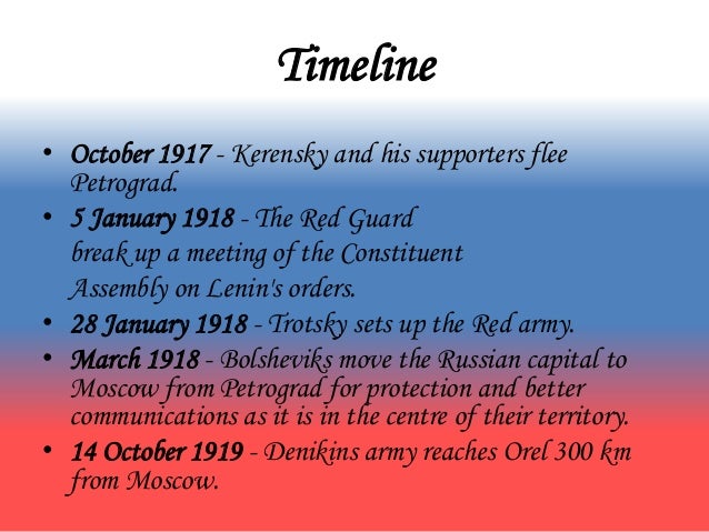 russian revolution timeline 1917 1924