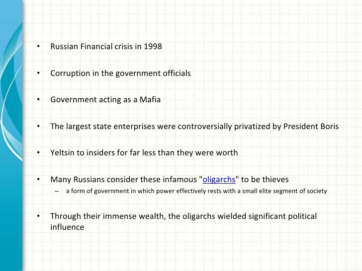 russian economy russian form of government